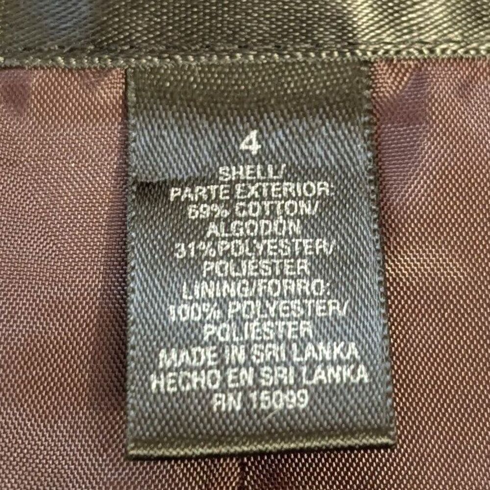 Apostrophe Women's Size 4 Brocade Satin Blazer Purple Whimsygoth Day to Evening - Picture 4 of 16